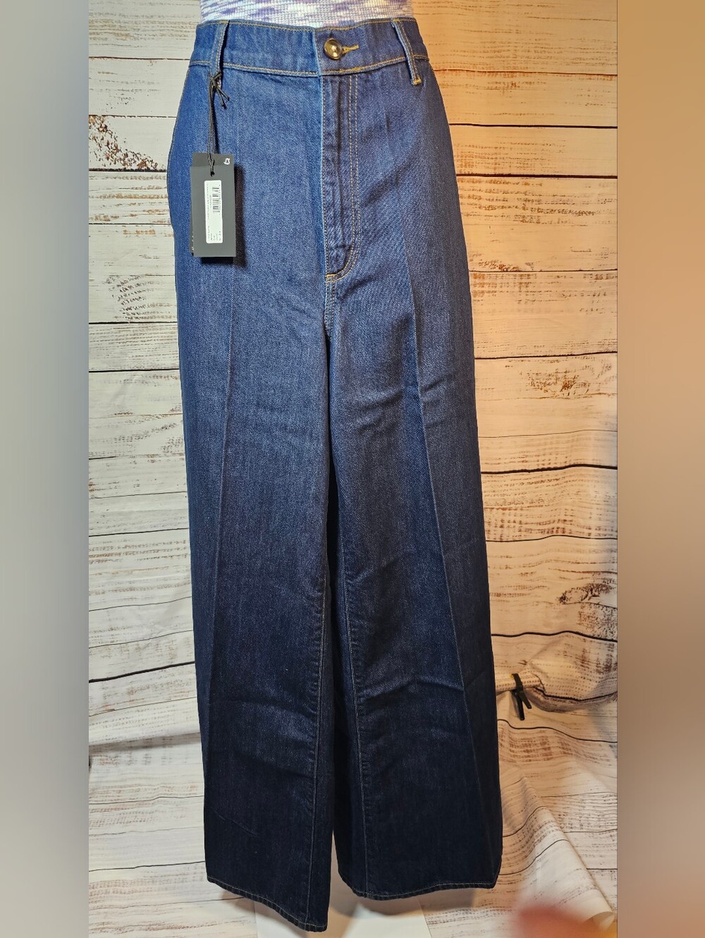 PAIGE Cameron Wide Trouser Jeans Splendor 32" Inseam NWT Size 28